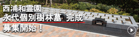 西浦和霊園の永代個別樹林墓_募集開始